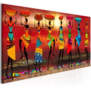 Cuadro decorativo bailarinas vestidos coloridos