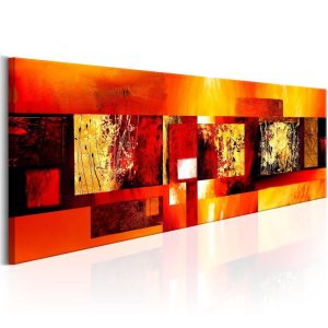 Cuadro decorativo moderno colores calidos