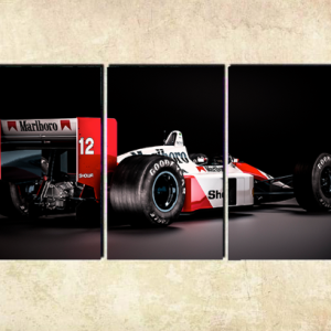 Cuadro Senna MP4-12 lateral