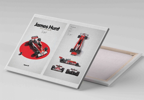 Cuadro 30x40 James Hunt McLaren