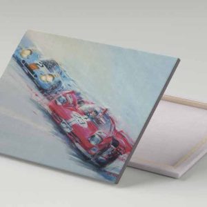 Cuadro 30x40 Porsche 917k Le Mans Salzburg vs Gulf