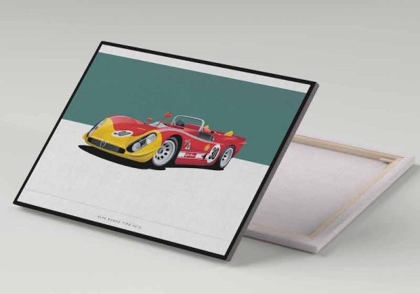 Cuadro 30x40 Alfa Romeo Tipo 33/3