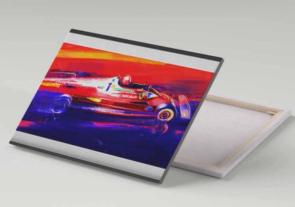 Cuadro 30x40 Niki Lauda Ferrari F1
