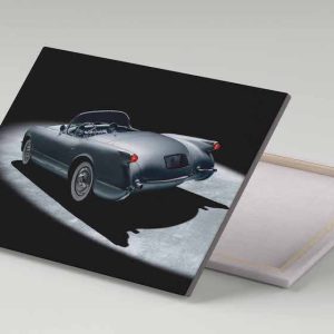 Cuadro 30x40 Corvette desde Atras
