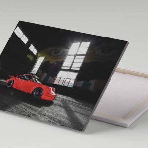 Cuadro 30x40 Porsche 911 Rojo Mural