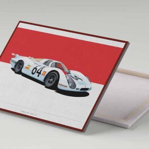 Cuadro 30x40 Porsche 908LH Le Mans