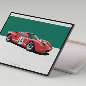 Cuadro 30x40 Ford GT40 Filipinetti