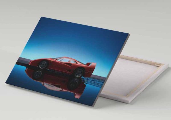 Cuadro 30x40 Ferrari F40 Reflejado