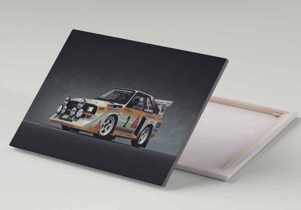 Cuadro 30x40 Audi Quattro Rally Nro 2