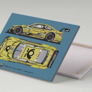 Cuadro 30x40 BMW M3 Team MTEK DTM