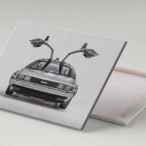 Cuadro 30x40 DMC Delorean