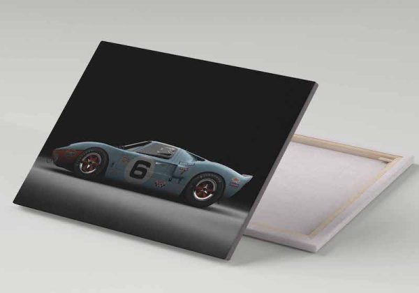 Cuadro 30x40 Ford GT40 Gulf