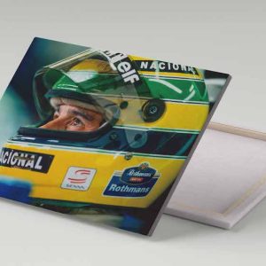 Cuadro 30x40 Ayrton Senna con Casco