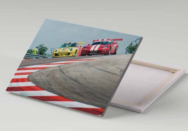 Cuadro 30x40 Dodge Viper vs Porsche 911 GT2