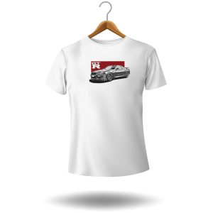 Polera Nissan GT-R Blanco y negro
