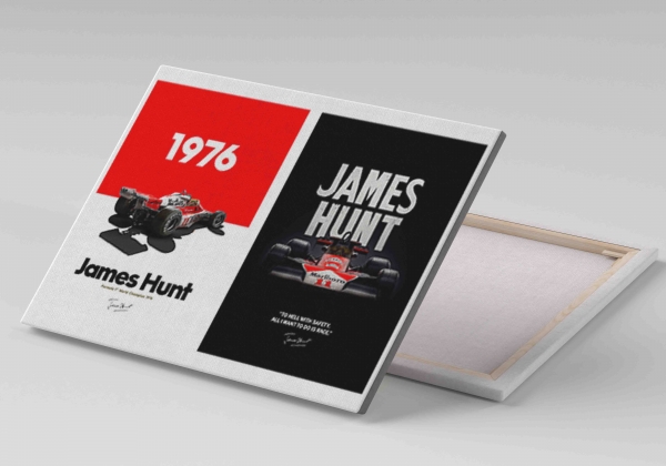 Cuadro 30x40 James Hunt 1976