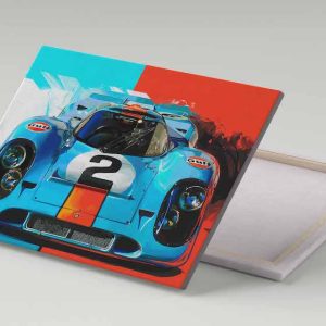 Cuadro 30x40 Porsche 917K Gulf Nro 2