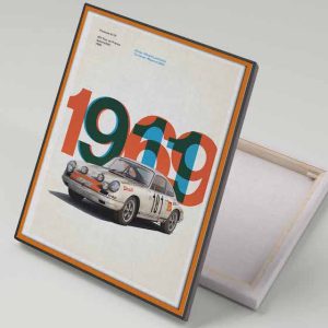 Cuadro 40x30 Porsche 911 1969