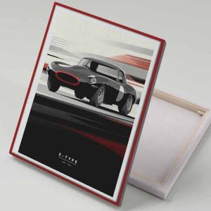 Cuadro 40x30 Jaguar E-type