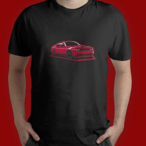 Polera Dodge Charger Rojo