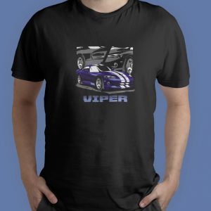 Polera Dodge Viper Azul