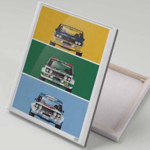 Cuadro 40x30 Fiat Rally