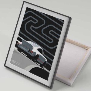 Cuadro 40x30 Porsche RS