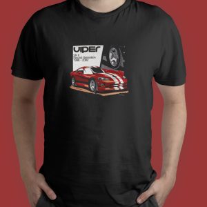 Polera Dodge Viper Rojo Segunda Generacion