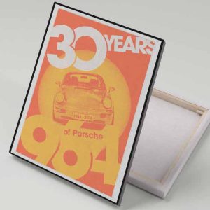 Cuadro 40x30 Porsche 30 años