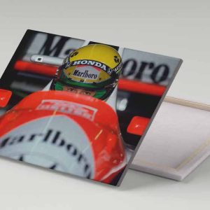 Cuadro 30x40 Ayrton Senna Mclaren F1 Mirada
