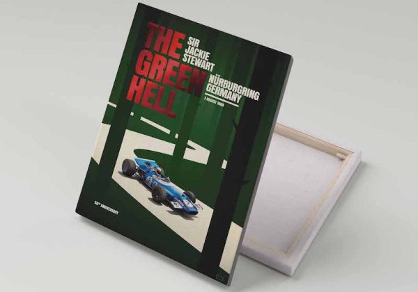 Cuadro 40x30 Jackie Stewart The Green Hell