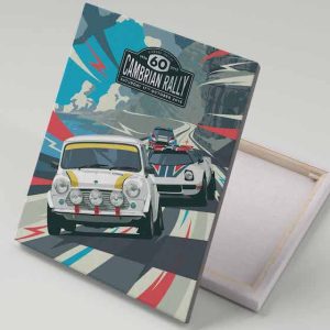 Cuadro 40x30 MINI Rally