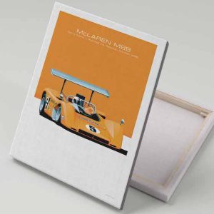 Cuadro 40x30 McLaren M8B