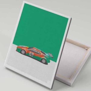 Cuadro 40x30 BMW M1 grupo 4