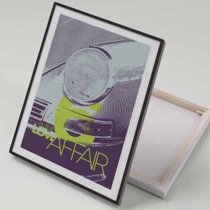 Cuadro 40x30 Porsche 911 Love Affair