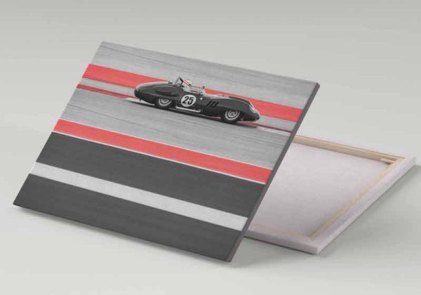 Cuadro 30x40 Aston Martin DBR1 en Pista