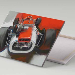 Cuadro 30x40 Honda Monoplaza Turbo