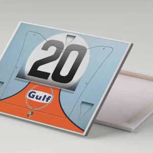 Cuadro 30x40 Porsche 917K Gulf Capot