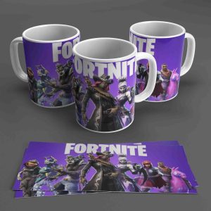 Tazón Fortnite morado