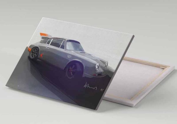 Cuadro 30x40 Porsche 911 Gris