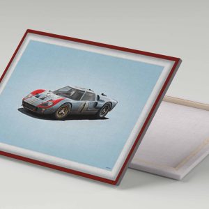 Cuadro 30x40 Gt40 Lemans