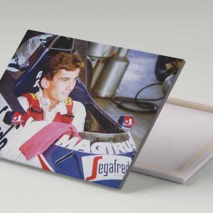 Cuadro 30x40 Ayrton Senna en Cockpit