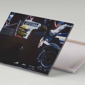 Cuadro 30x40 Ayrton Senna Previo a la Carrera