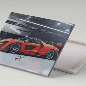 Cuadro 30x40 Mclaren Senna Firma