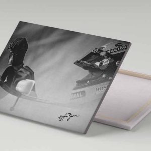 Cuadro 30x40 Ayrton Senna al Volante