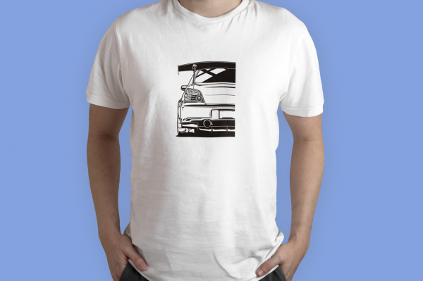 Polera Subaru Impreza WRX STI Vista Trasera