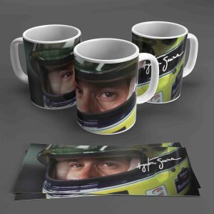 Tazón Senna mirada casco