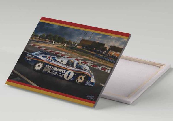 Cuadro 30x40 Porsche 956LH Le Mans
