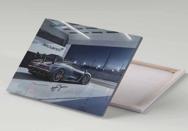 Cuadro 30x40 Mclaren Senna
