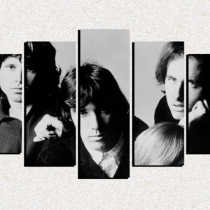 Cuadro 5 piezas The Doors